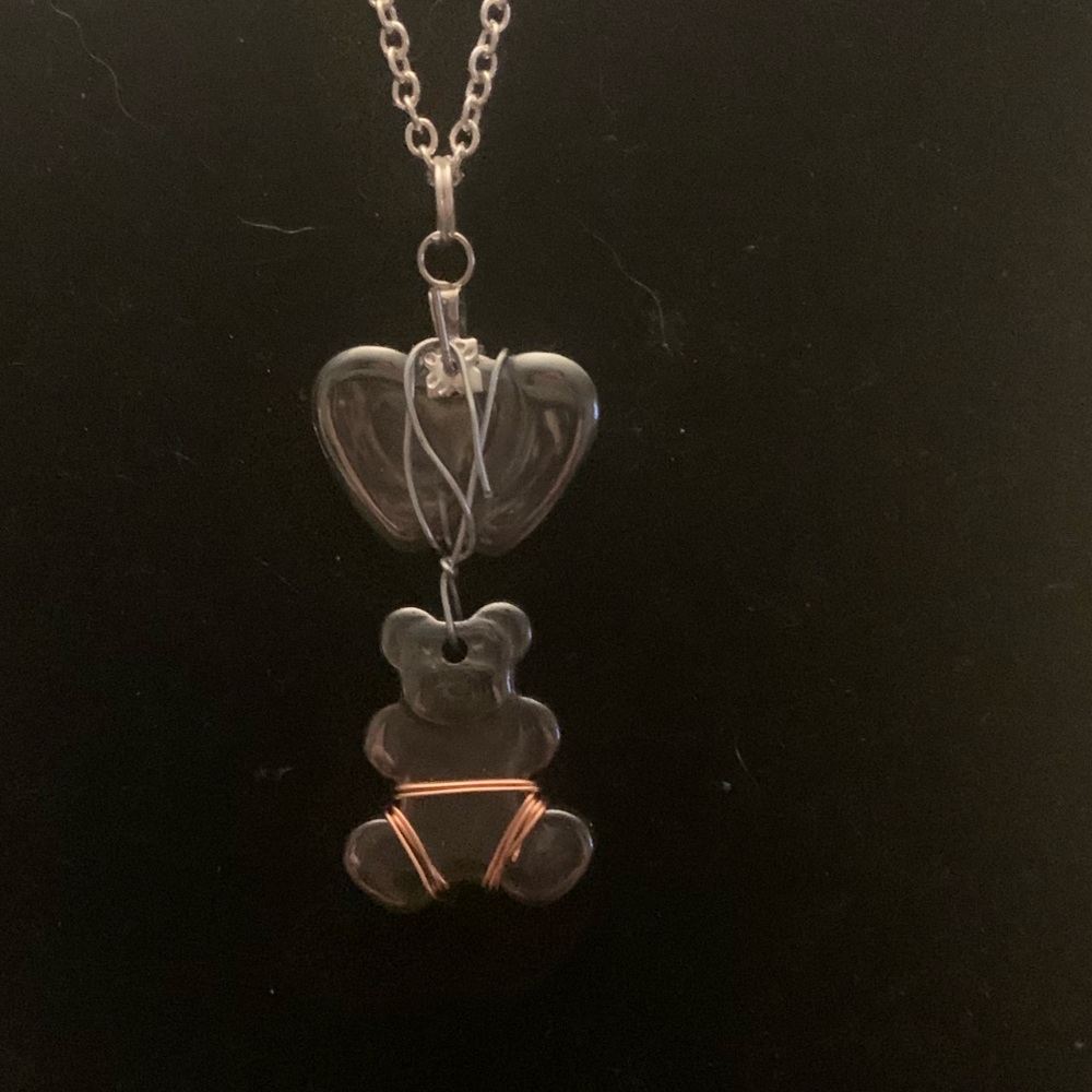 Wired heart and teddy